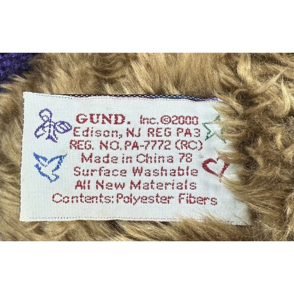 Limited Edition Millenium Joy & Peace Gund Bears Large 26” Plush - Picture 10 of 13